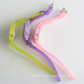 wholesale digital watch made in China stainless steel back watch plastic strap
